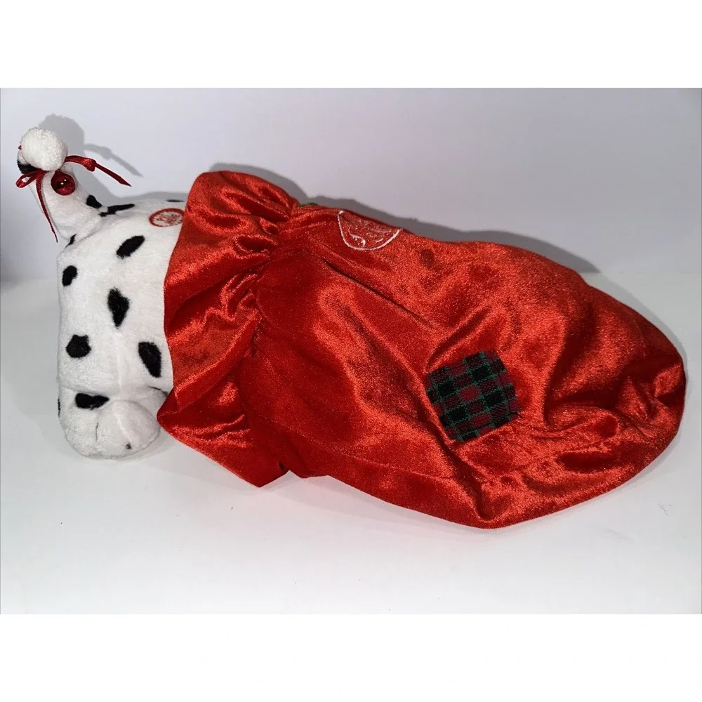 Animated Talking‎ PUPPY DOG in SANTA'S SACK Christmas Plush TL Toys Wagging Tail
